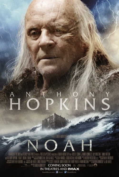پوستر فیلم «نوح» با بازی آنتونی هاپکینز